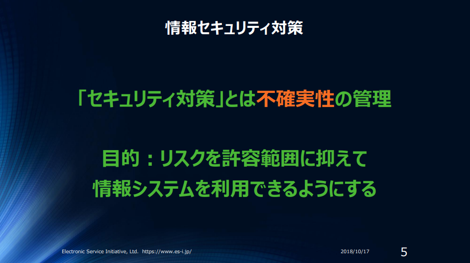 情報セキュリティ対策